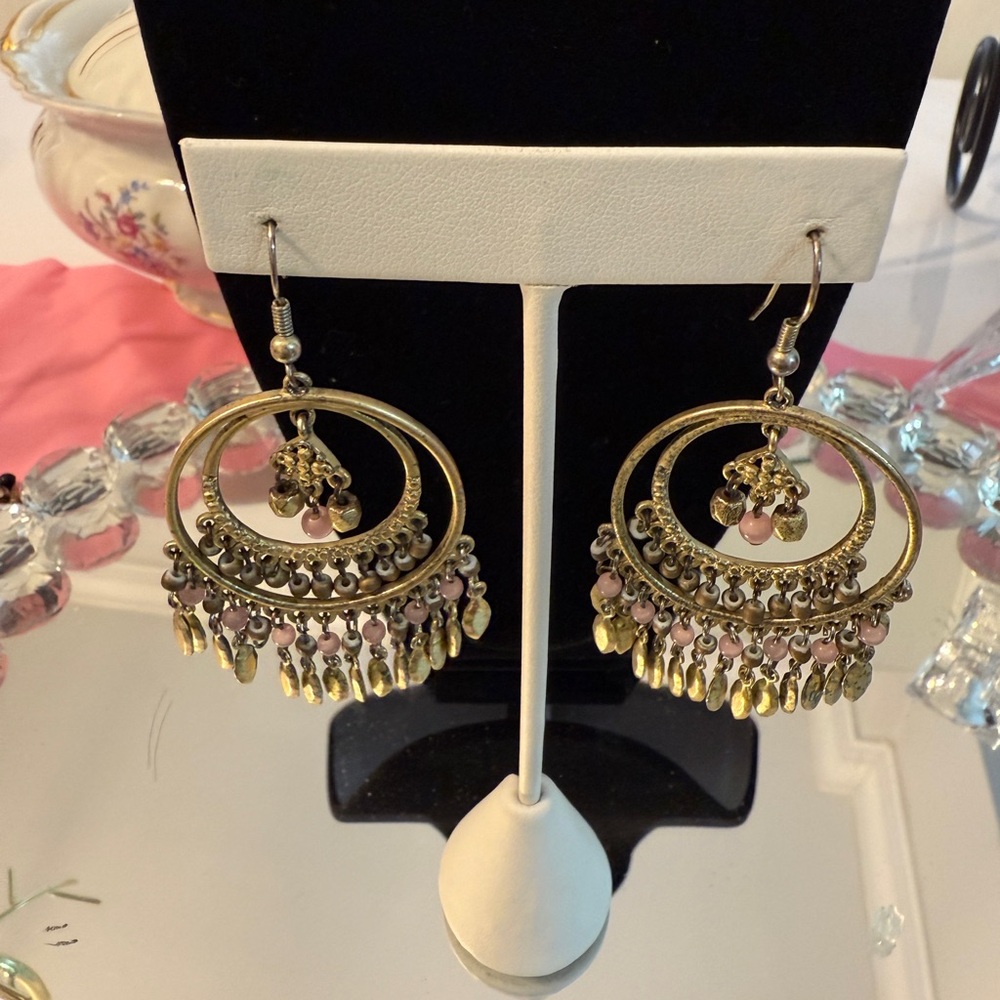Gold Chandelier Earrings